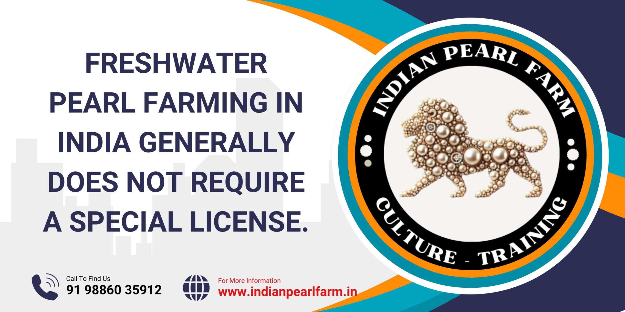 No License for Pearl Farming in INDIA