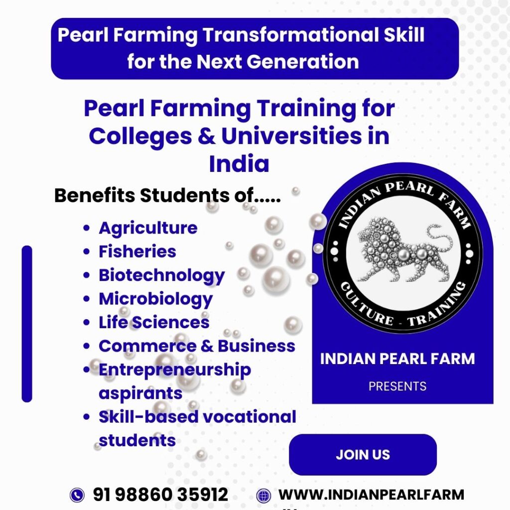 Pearl Farming Training for colleges