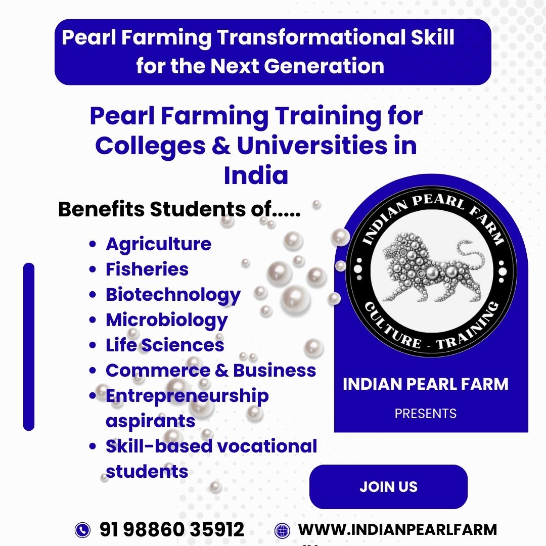 Pearl Farming Training for colleges