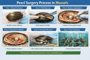 nucleus implantation in pearl farming