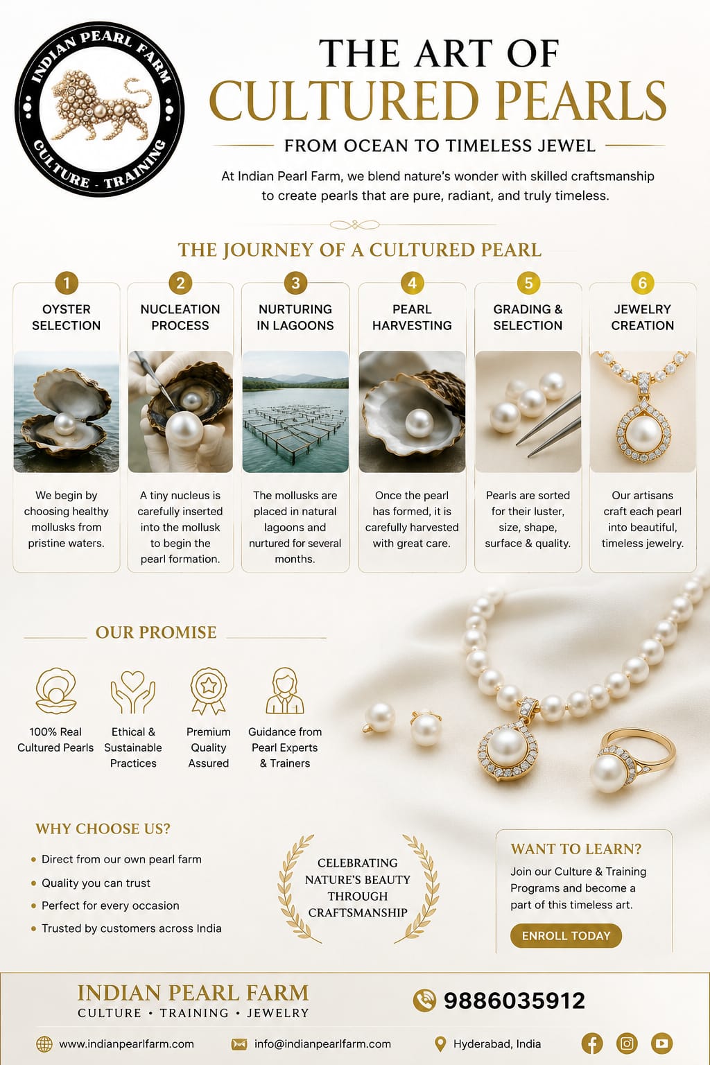 Jewellery Making with Cultured Pearls & Mother of Pearl (MOP)